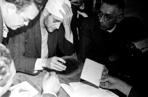 JUAN GUZMÁN, Asesino de Trotsky, Jacques Monard con el licenciado Bustamante, México, 1940